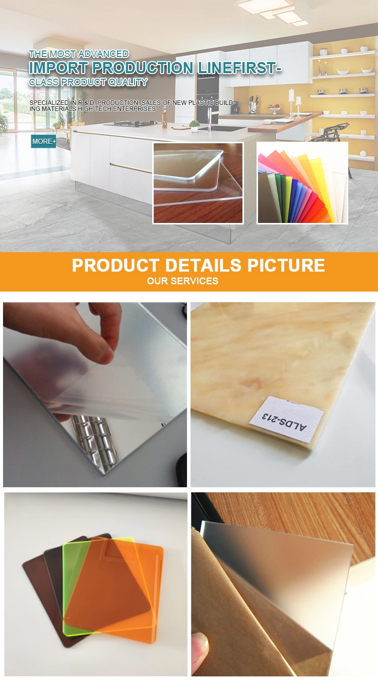 Clear Transparent Color PMMA Acrylic Sheet