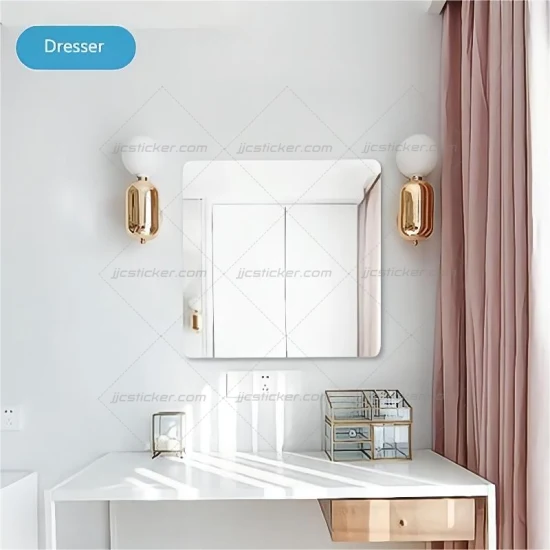 Decor Self Adhesive Acrylic Self-Adhesive Decor Adhesive Mirror Wall Sticker