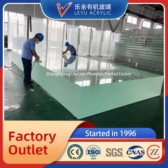 Outdoor Acrylic Panel for Aquarium Swimming Pool Wall