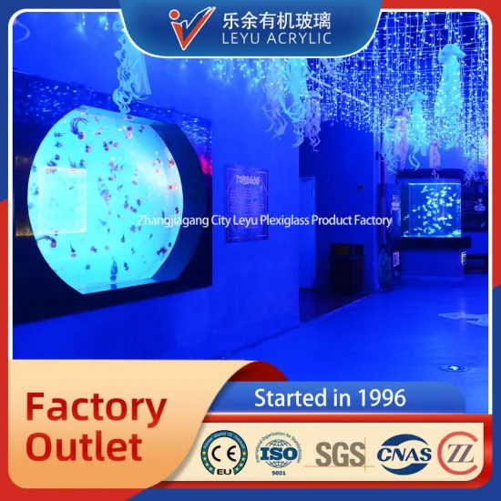 Large Acrylic Panels for Cylinder Fish Tank Aquarium